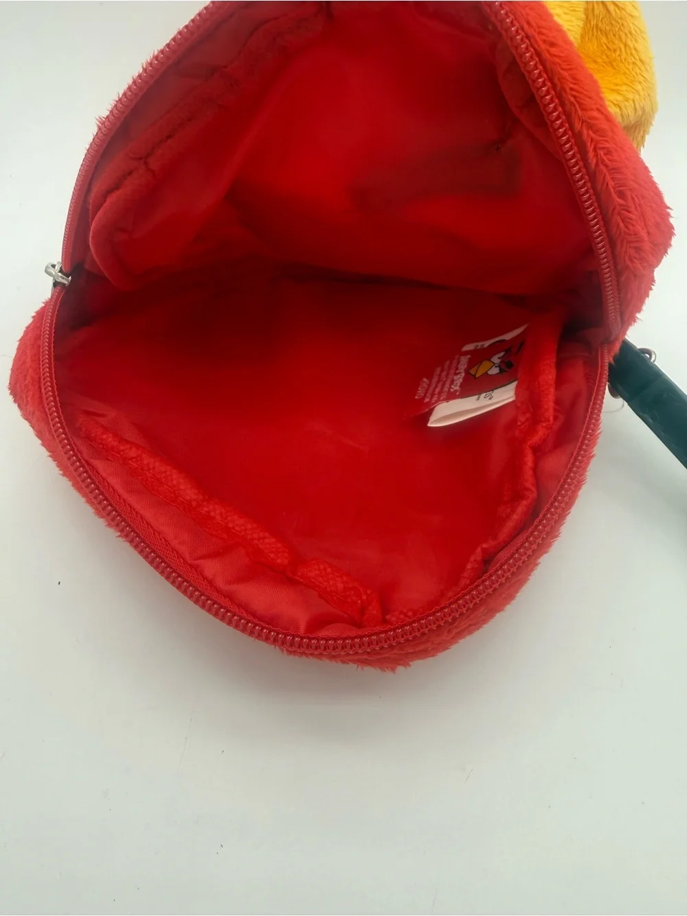 Angry Birds Ruby Female Red Bird Plush Wristlet Coin Purse Accessory Innovations